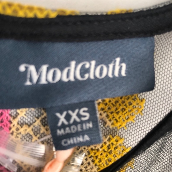 Modcloth Follow My Lead Embroidered Midi Dress XXS - Picture 7 of 9
